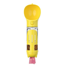 3-in-1 Portable Dog Water Bottle with Food & Waste Bag Storage – TrailSip™