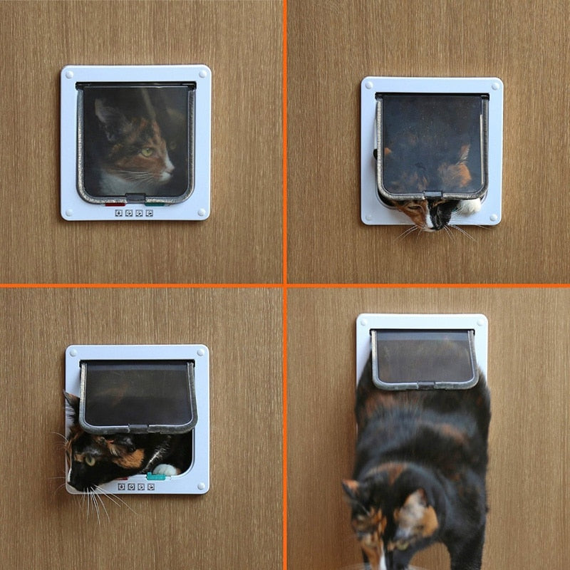 Pet Door Flap with 4-Way Security Lock – Flapzo™