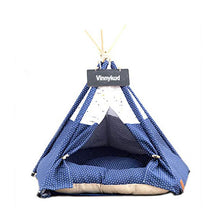 Pet Tent Bed with House-Style Design – HavenPeak™