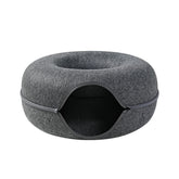 Round Tunnel Pet House with Full-Zip Opening – Viko