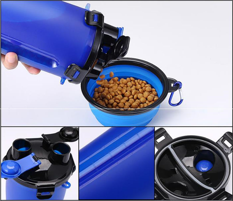 3-Piece Pet Feeding Kit with Portable Water & Food Bottle – Muncho™