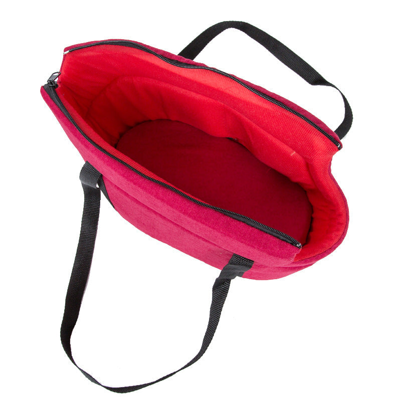 Pet Carrier Bag with Zipper Closure and Head Opening – Vessa™