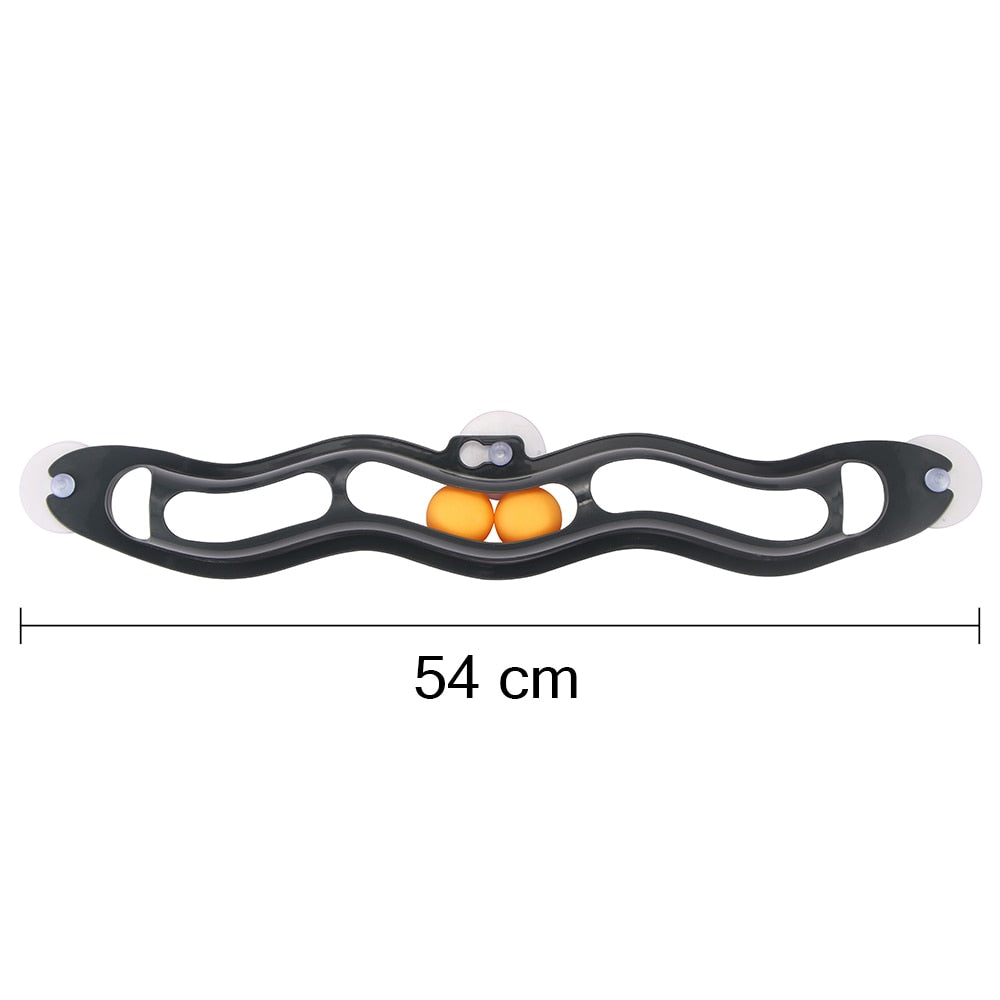 Wall-Mounted Ball Track Tunnel Toy for Cats – Trakko™