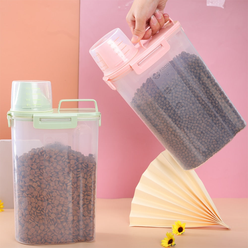 Pet Food Storage & Dispenser Container – Freshvo™