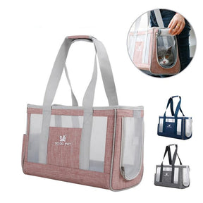 Pet Carrier Bag with Top & Side Zip Access and Safety Strap – Kajo™