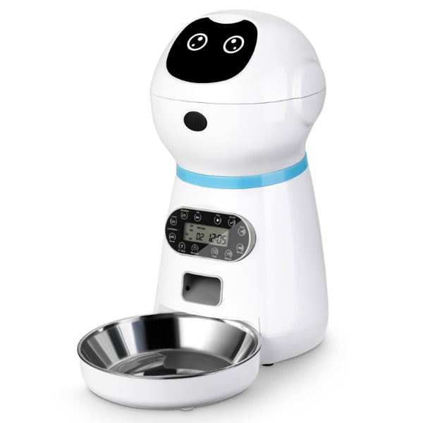 Smart Automatic Pet Feeder with Voice Recorder – Portiva™