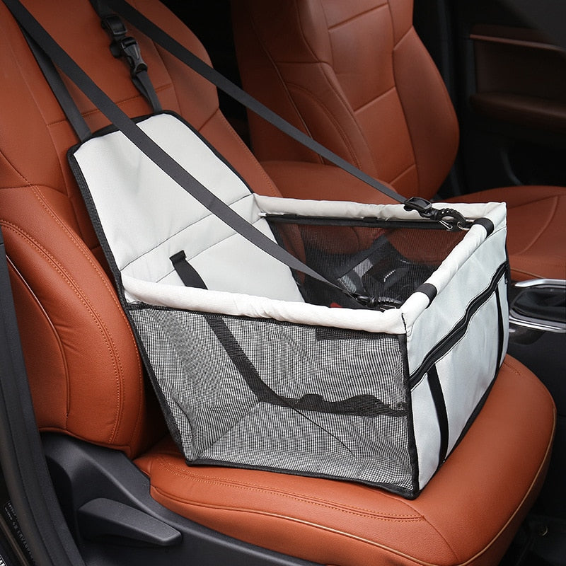 Pet Car Seat with Collar Attachment for Travel – Lucky