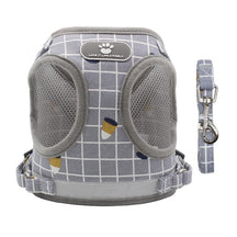 Plaid Reflective Pet Vest Harness with Leash Set – Plaidly™