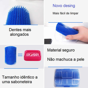 Cat Scratcher Comb & Massager Toy with Catnip for Cats – Scritchy™