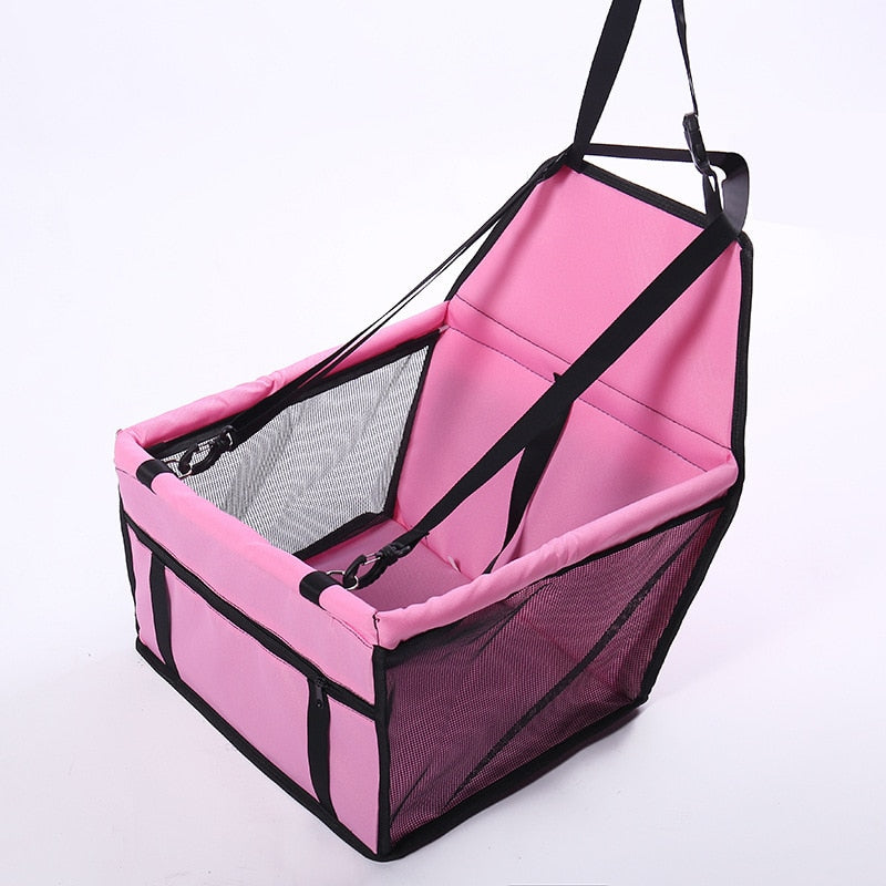 Pet Car Seat with Collar Attachment for Travel – Lucky