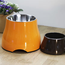 Elevated Stainless Steel Pet Bowl with Non-Slip Base – Bowlie™