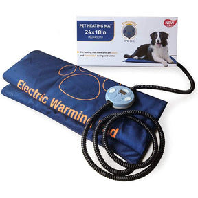 Heated Pet Mat with 7 Temperature Levels & Thermostat – WarmNest™