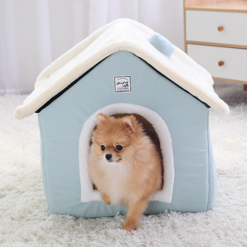 Pet House Bed with Removable Design – BlueHaven™