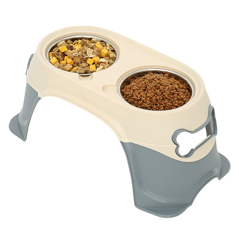 Ergonomic Elevated Pet Bowl Set with Non-Slip Stand – Levaro™