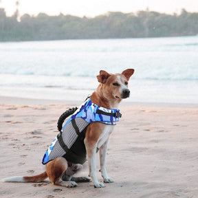 Neon Camo Pet Life Jacket with Reflective Strip – Vytide™
