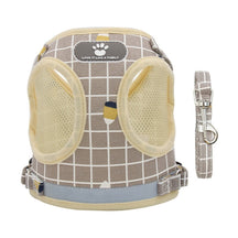 Plaid Reflective Pet Vest Harness with Leash Set – Plaidly™