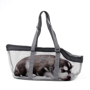 Breathable Pet Carrier Bag with Zip-Top Opening & Head Vent – Wovin™