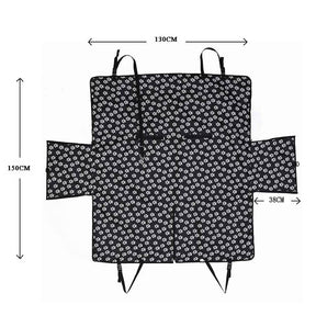 Waterproof Rear Car Seat Cover for Pets with Safety Belt – Ezlo™