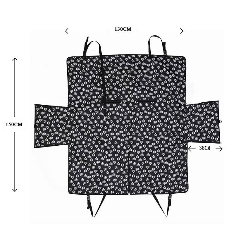 Waterproof Rear Car Seat Cover for Pets with Safety Belt – Ezlo™