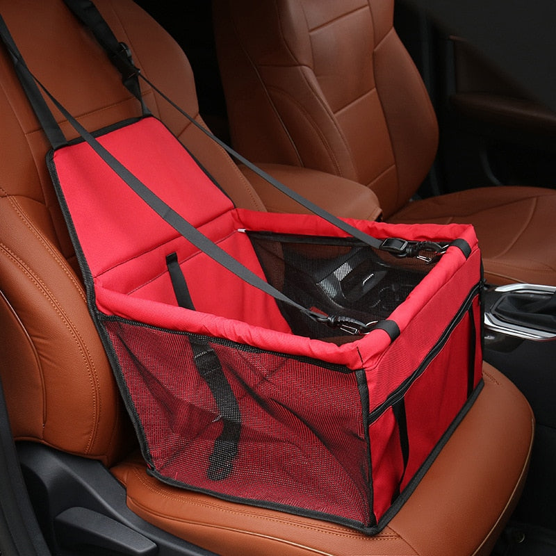 Pet Car Seat with Collar Attachment for Travel – Lucky