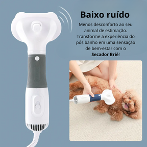 3-in-1 Pet Hair Dryer with Interchangeable Brush Heads – Drynn™