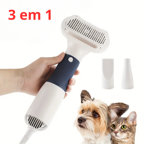 3-in-1 Pet Hair Dryer with Interchangeable Brush Heads – Drynn™