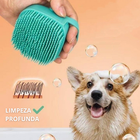 Silicone Bath Massaging Shampoo Brush for Pets – Lathero™