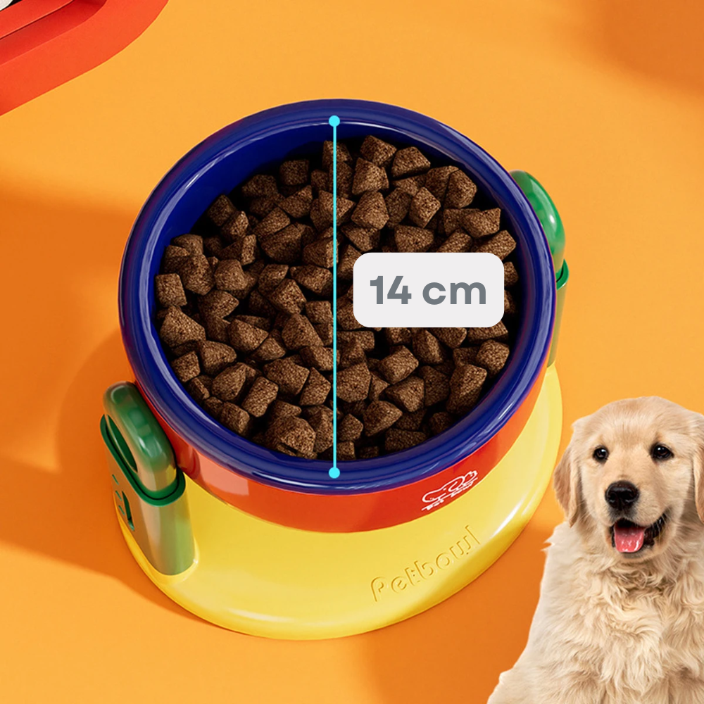 Height-Adjustable Suction Cup Pet Bowl, 3 Settings – Liftaro™