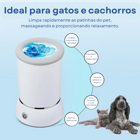 USB Rechargeable Automatic Paw Cleaner Cup for Pets – Cleanza™