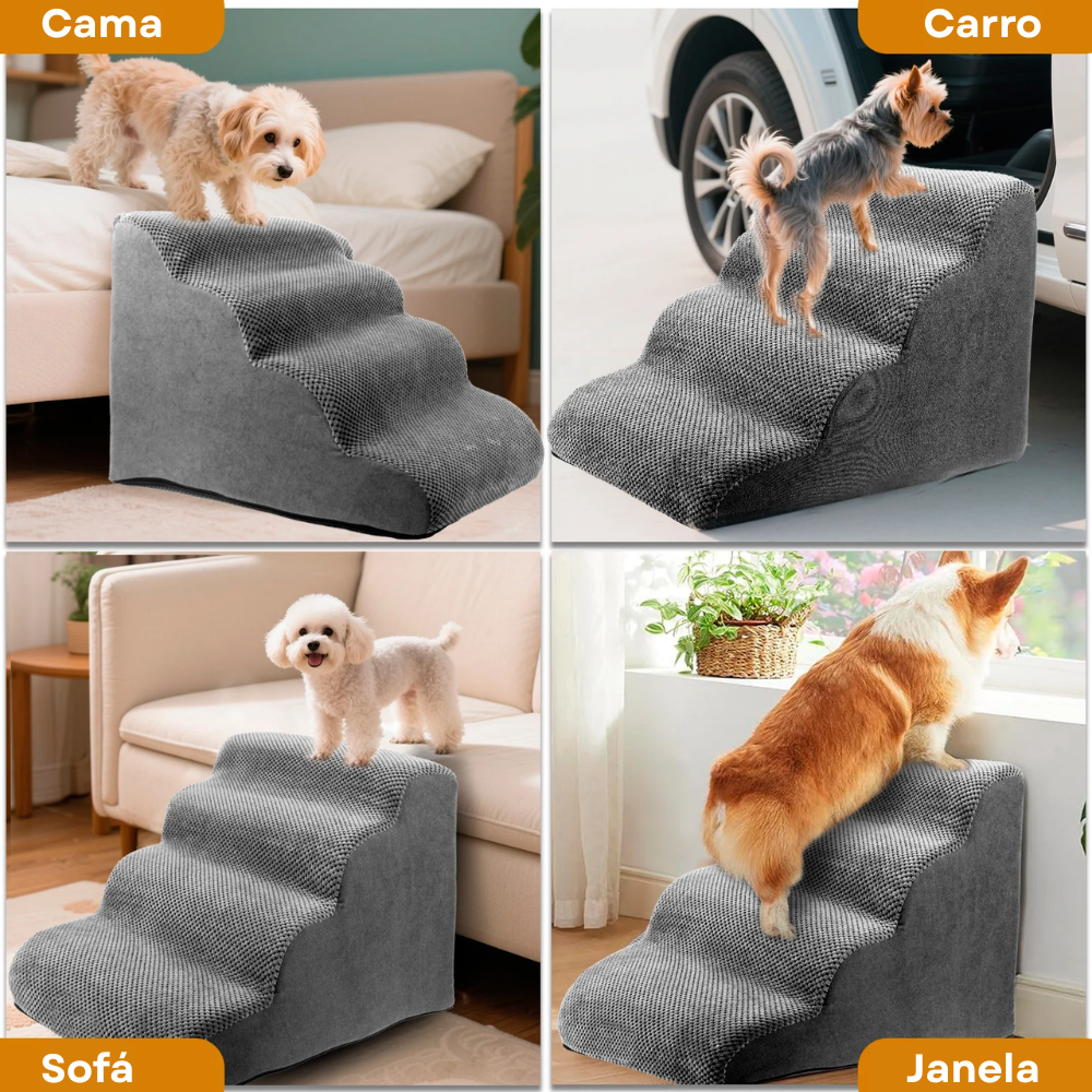 Non-Slip Pet Stairs for Sofa & Bed – 2, 3 or 4 Steps – Stridon™