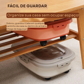 Foldable Pet Food Storage Container with Measuring Cup – Vaultra™