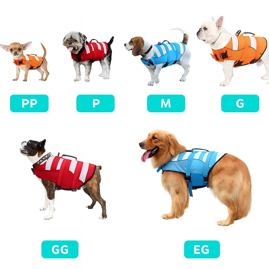 Dog Life Jacket – Adjustable Pet Flotation Vest – Drava™