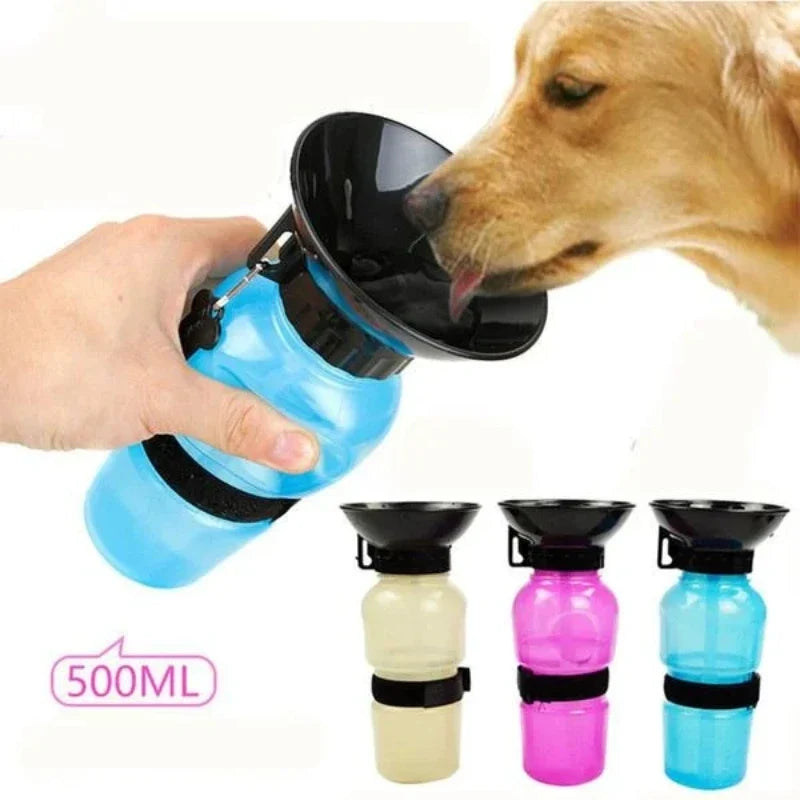 Portable Pet Water Bottle for Walks & Travel – Vylo™