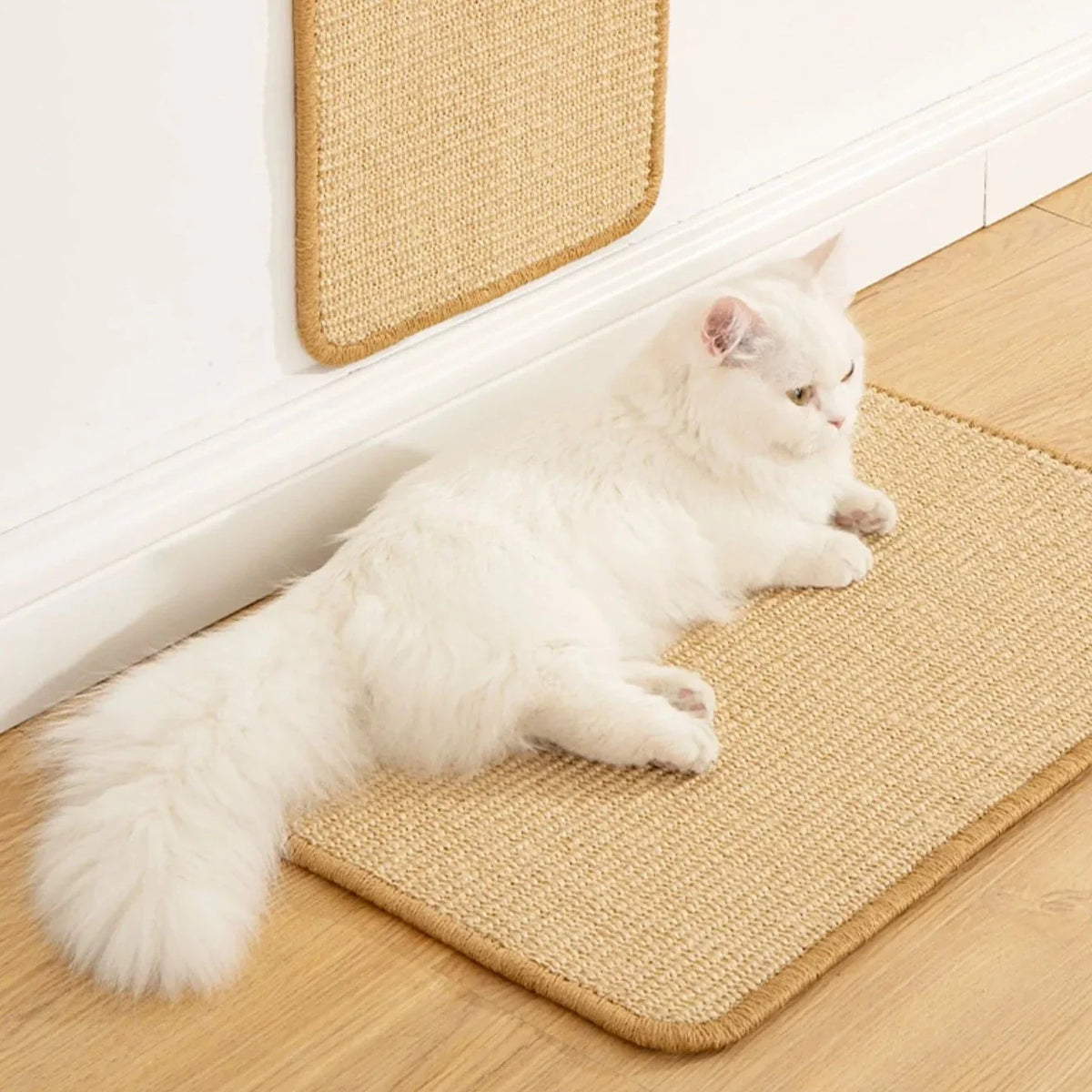 Sisal Cat Scratching Mat - Rollable Furniture Protector – Kratzo™
