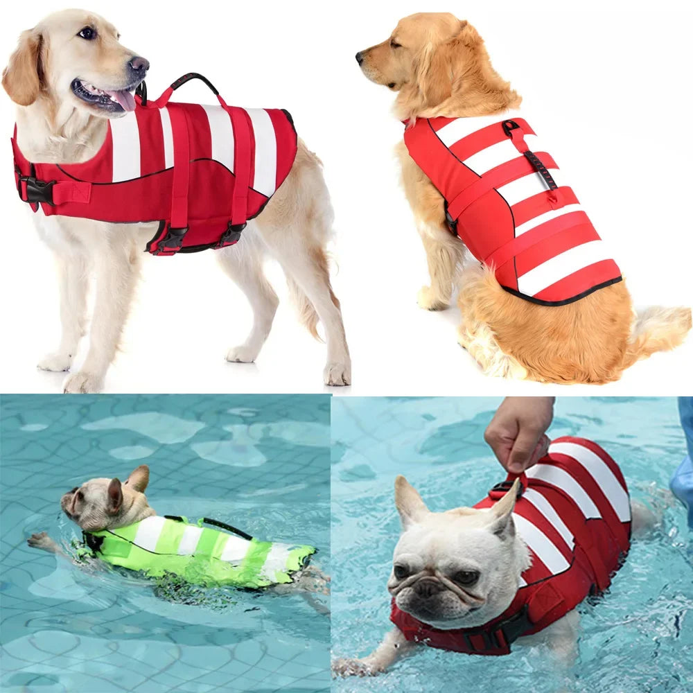 Dog Life Jacket – Adjustable Pet Flotation Vest – Drava™