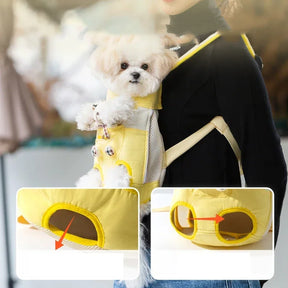 Kangaroo Pouch Pet Carrier Backpack, Teddy Bear Design – Novi™