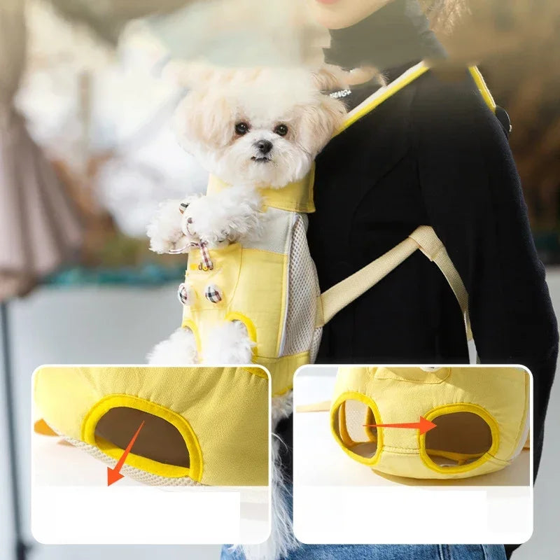 Kangaroo Pouch Pet Carrier Backpack, Teddy Bear Design – Novi™