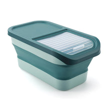 Collapsible Pet Food Storage Container with Scoop – Grainly™