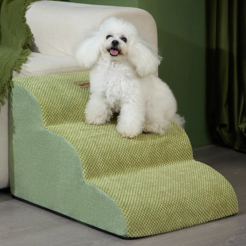 Memory Foam Pet Stairs for Beds & Sofas, 2 or 3 Steps – Rungo™