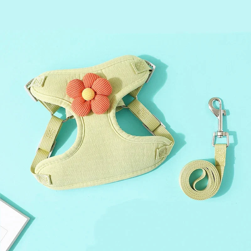 Soft Polyester Collar & Leash Set for Dogs & Cats – Corda™