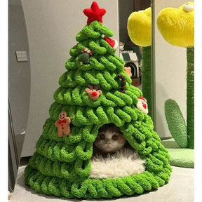Christmas Tree Pet Cave Bed DIY Decorating Kit – MerryNook™