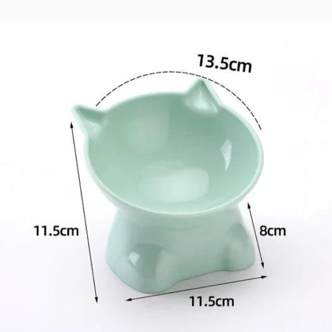 45° Angled Non-Slip Pet Bowl for Small & Medium Dogs & Cats – Anglix™