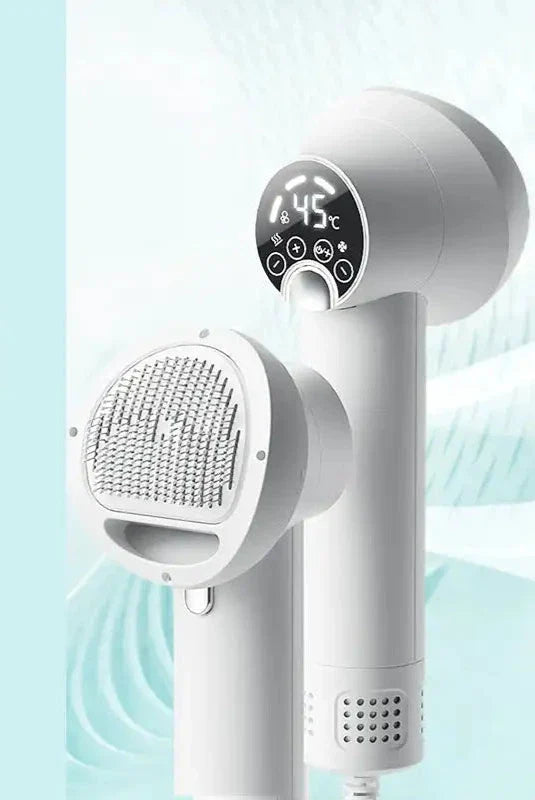 2-in-1 Pet Hair Dryer & Slicker Brush for Dogs & Cats – Furzon™