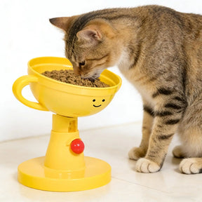 Adjustable Elevated Pet Bowl with Non-Slip Base for Dogs & Cats – Vertiko™