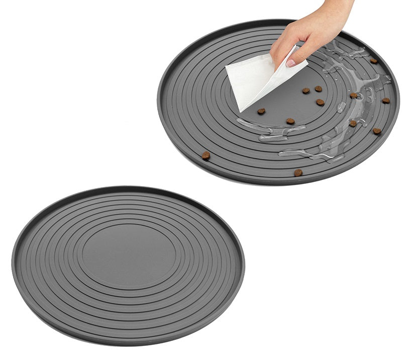 Silicone Pet Feeding Mat – Round, Non-Slip Design – Silvex™