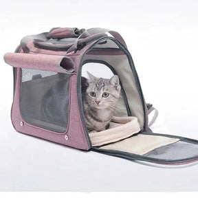 Foldable Pet Carrier Bag with Padded Shoulder Strap – Fenlo™
