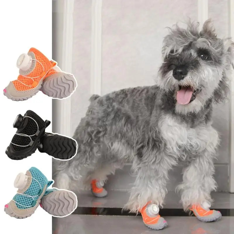 Quick-Twist Adjustable Pet Boots with Non-Slip Soles – Zwivo™