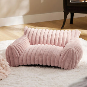 Velvet Pet Sofa Bed with Removable Zippered Cover – PetLounge