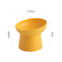 Ceramic Pet Bowl with 15° Tilted Design and Non-Slip Base – Rivoa™