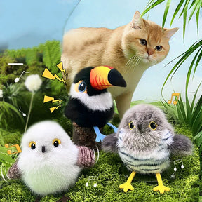 Interactive Bird Toy for Cats with Motion Sensor – Peckle™
